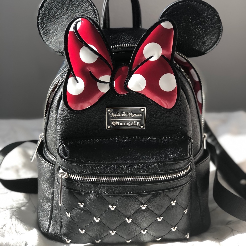 •LOUNGEFLY• Signature Minnie Mouse backpack